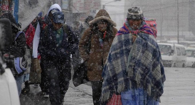 Bolivia: casi 100 municipios en alerta por las heladas 