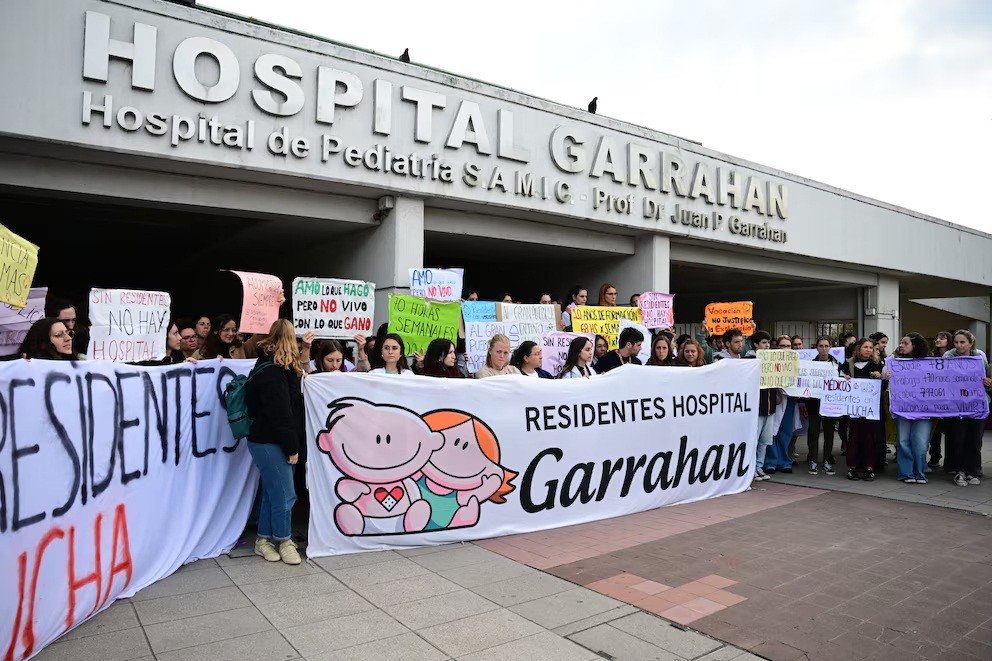 Trabajadores del Hospital Garrahan realizan un nuevo paro por falta de respuesta del gobierno 