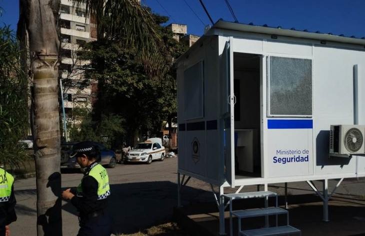 Continúa el emplazamiento de garitas en diferentes puntos de la Capital