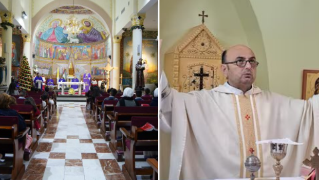 Bombardearon la única iglesia católica de Gaza, donde hay un párroco argentino