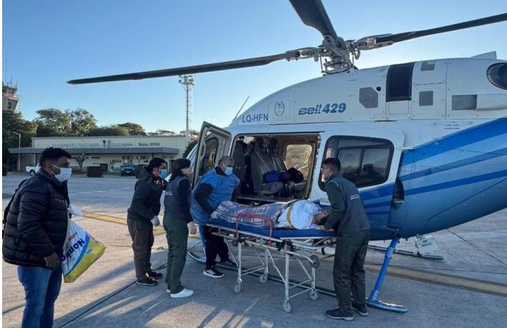 Operativo sanitario garantizó el regreso seguro de un paciente crítico a Tucumán
