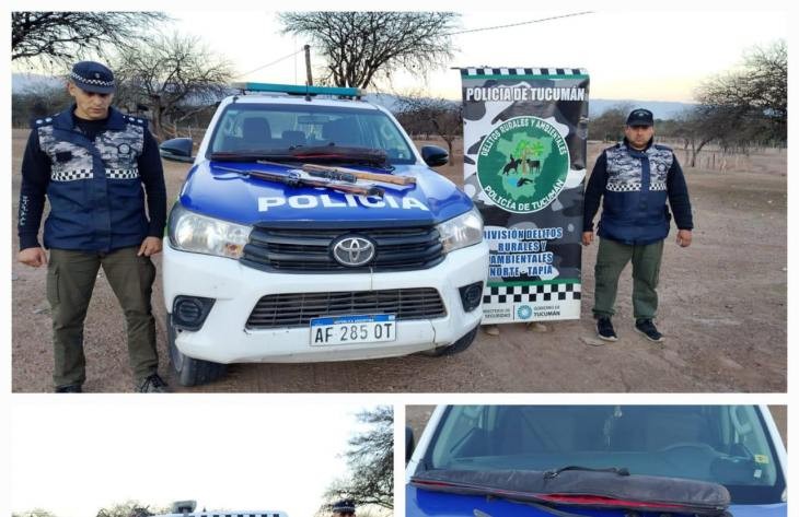 En diversos procedimientos en zonas campestres secuestran armas en diferentes