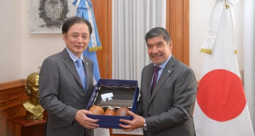 El vicegobernador Miguel Acevedo, recibió al Embajador de Japón en la República Argentina, Hiroshi Yamauchi