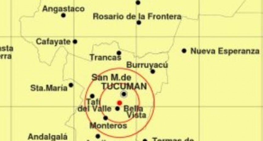 Tucumán tembló en la madrugada de este jueves