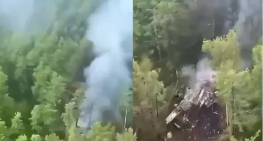 No hay sobrevivientes: un avión se estrelló con 40 pasajeros en Rusia