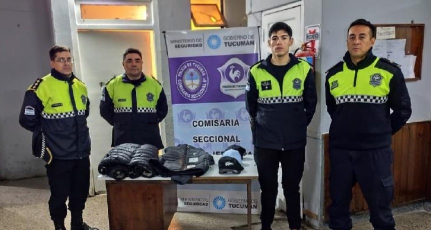 Recuperan elementos por un robo millonario en un local comercial