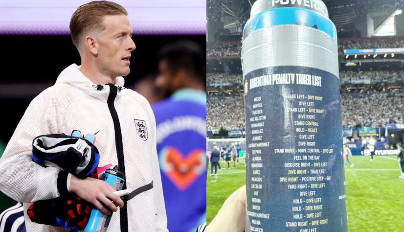 Qu&eacute; ten&iacute;a la botella del arquero de la Selecci&oacute;n Inglesa que le mostraron a Messi