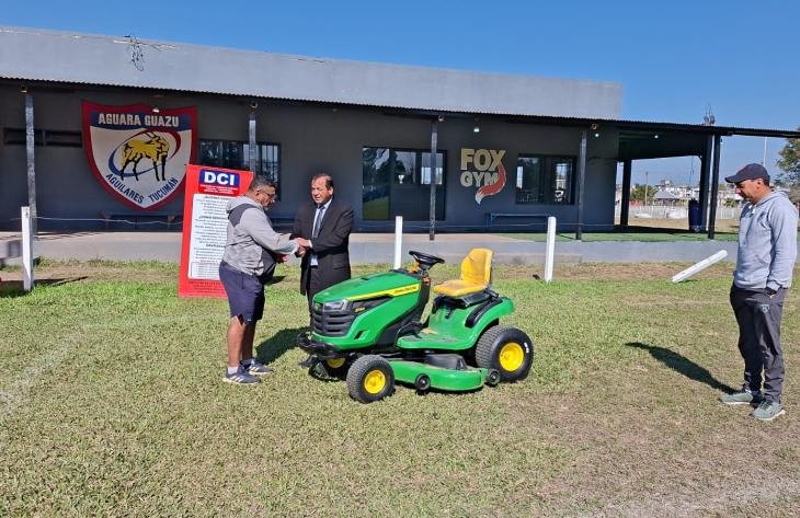 Comercio Interior intervino y un club de Aguilares recuper&oacute; el tractor 