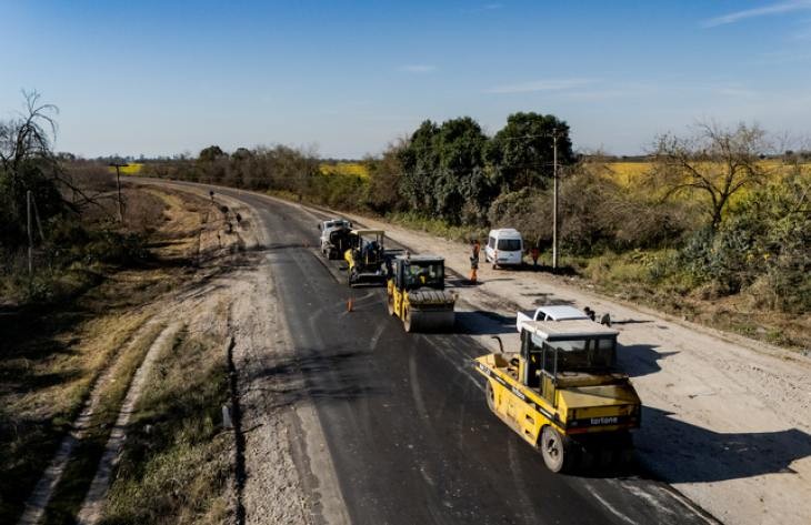 Avanzan las obras de repavimentaci&oacute;n con nuevos frentes de trabajo