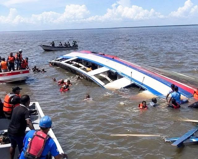 Tragedia en Guyana: 27 muertos y 83 desaparecidos por el naufragio de un ferry