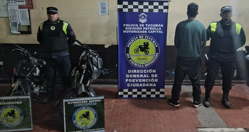 La polic&iacute;a recuper&oacute; la moto que le robaron a un menor y atraparon a uno de los acusados