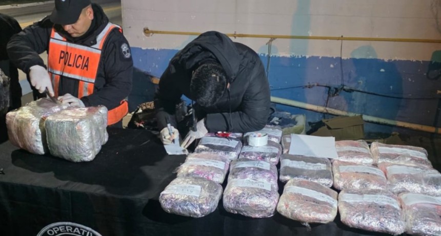 Dos personas involucradas en el tr&aacute;fico de m&aacute;s de 40 kilos de droga fueron atrapadas