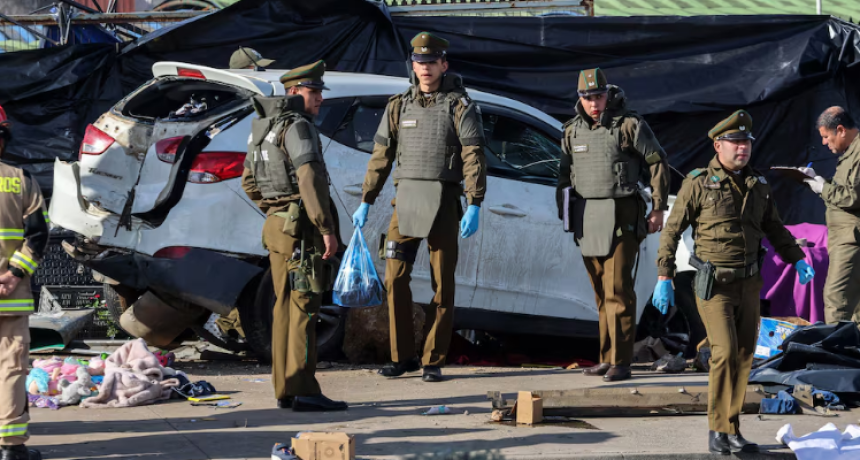 Un militar atropella y mata a seis personas en una feria en Vi&ntilde;a del Mar