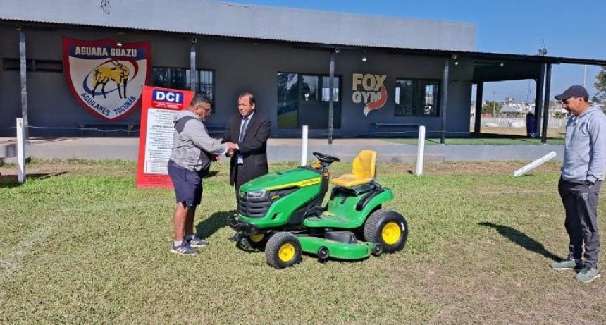 Comercio Interior intervino y un club de Aguilares recuper&oacute; el tractor 