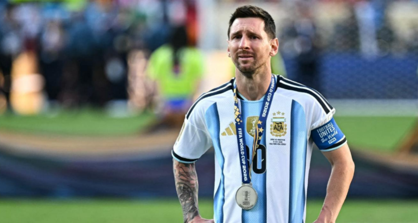 Messi y su conmovedora emoci&oacute;n frente a la hinchada argentina