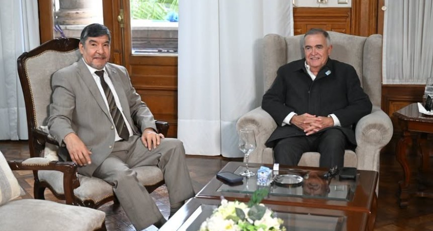 Jaldo y Acevedo analizaron la agenda de gesti&oacute;n en Casa de Gobierno