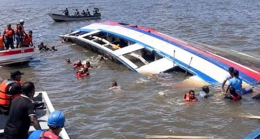 Tragedia en Guyana: 27 muertos y 83 desaparecidos por el naufragio de un ferry