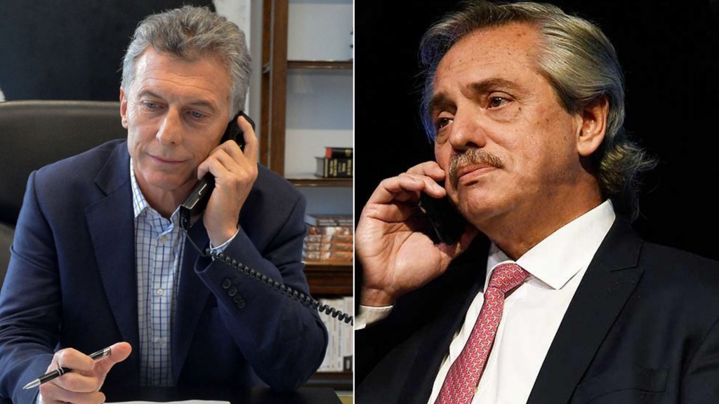 El presidente Macri habl&oacute; con Alberto Fern&aacute;ndez: "Se comprometi&oacute; a colaborar"