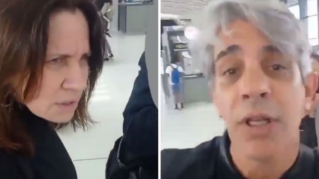 El brutal escrache a Pablo Echarri y Nancy Dupláa en el aeropuerto: 