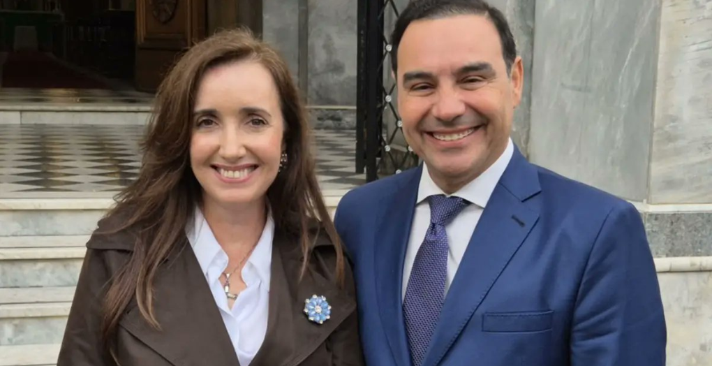 Victoria Villarruel se mostró con Gustavo Valdés en Corrientes
