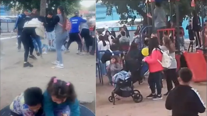 Festejos por el Día del Niño terminaron terminaron con heridos, niños caídos y policías agredidos