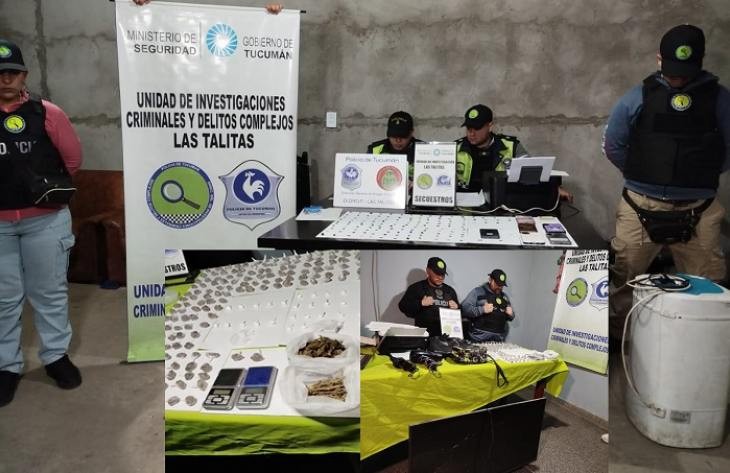 Descubren dos kioscos de drogas y demoran a dos mujeres por un robo