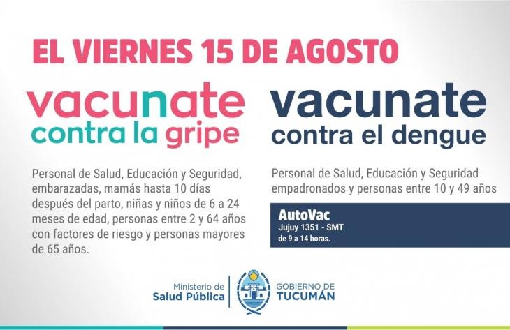 Refuerzan la prevención con una jornada de vacunación contra la gripe y el dengue