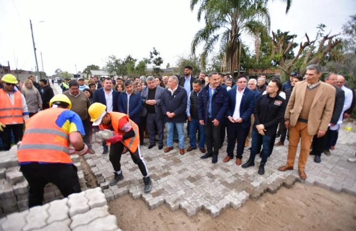 Jaldo supervisó obras de infraestructura y seguridad en Monteros