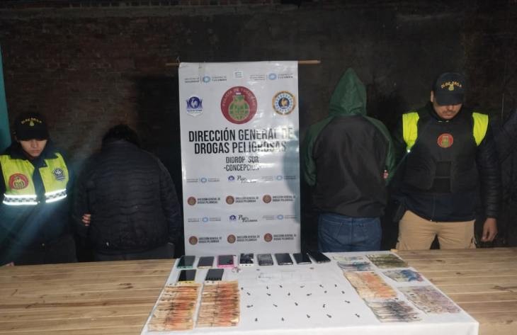 Cierran cuatro "kioscos" que comercializaban estupefacientes en Concepción