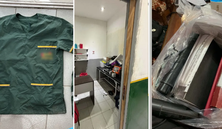 Allanan un servicio médico ilegal en La Plata 