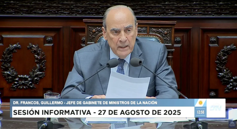 Según Francos, "este gobierno sacó 12 millones de personas de la pobreza"