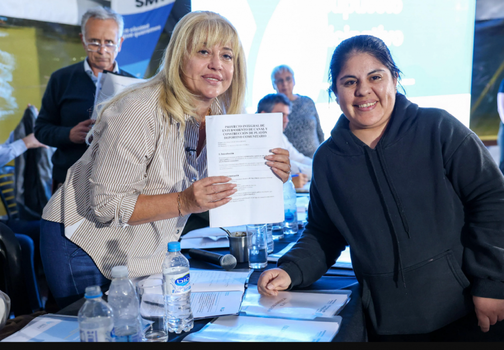 Presupuesto Participativo: vecinos de la zona sur presentaron sus proyectos ante Rossana Chahla