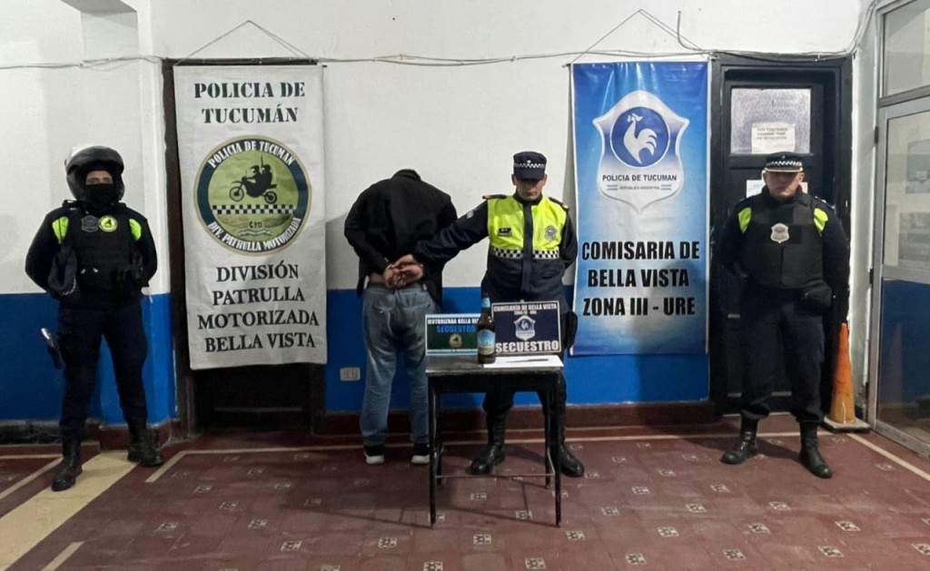 Un hombre fue demorado por violencia de género e intento de lesiones con arma blanca al personal policial