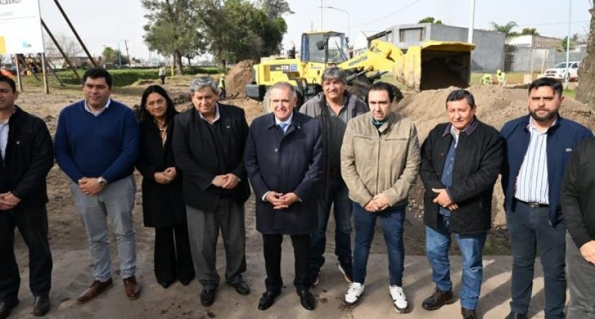 La Provincia reactivó la obra vial del ingreso a la ciudad de Juan Bautista Alberdi