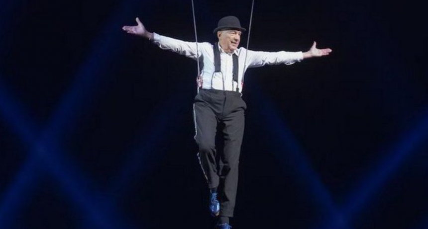 Alberto Cormillot a los 86 años debutó en el circo 