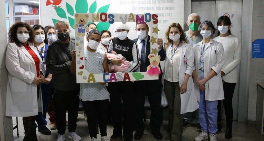 Le dieron de alta a la mujer que sufrió un choque estando embarazada de siete meses