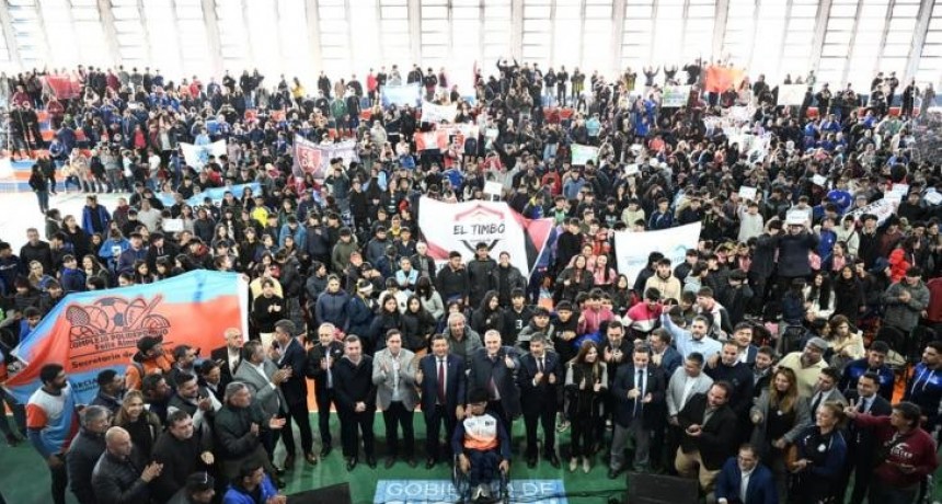 Juegos Evita: Jaldo destacó el compromiso de los jóvenes con el deporte amateur