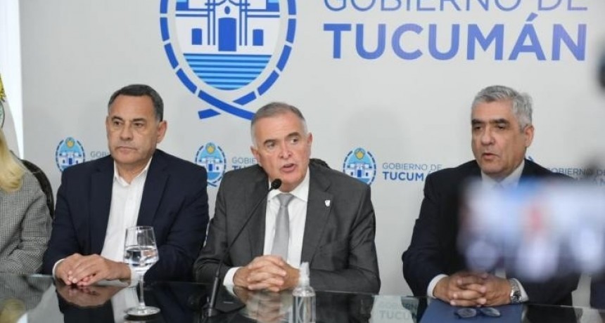 Jaldo destacó que en agosto se invertirán U$D 280 millones en obras para Tucumán