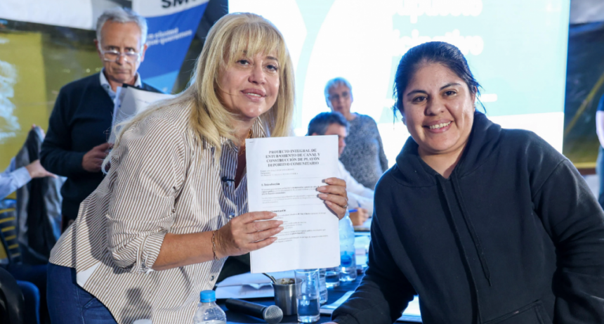 Presupuesto Participativo: vecinos de la zona sur presentaron sus proyectos ante Rossana Chahla