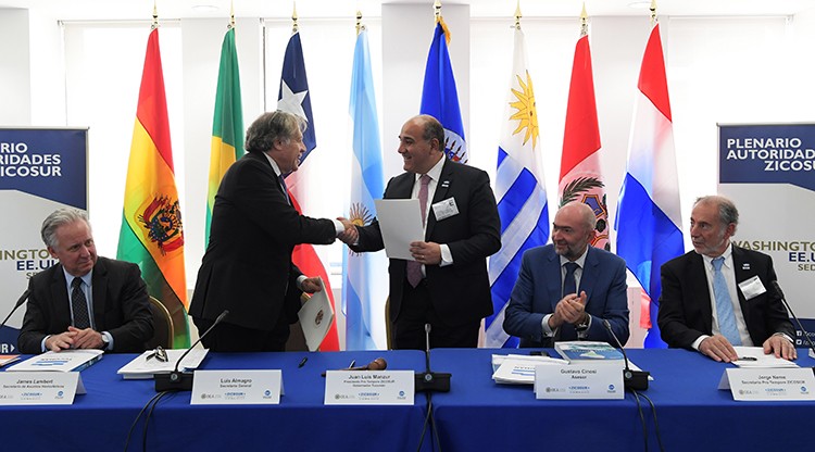 Acuerdo hist&oacute;rico entre la ZICOSUR y la OEA