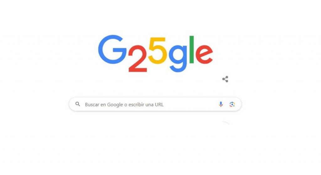 Google celebra hoy su vigésimo quinto aniversario. Repasa su historia
