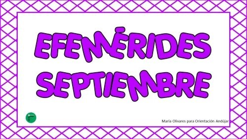 Efemérides de este día 