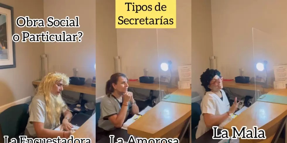 ¿Qué tipo de secretaria sos? La parodia de TikTok que te va a hacer llorar de risa