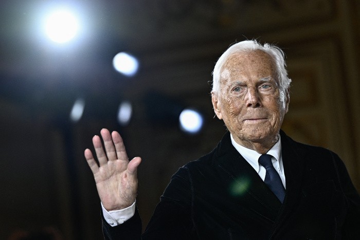 El icónico diseñador Giorgio Armani falleció a los 91 años