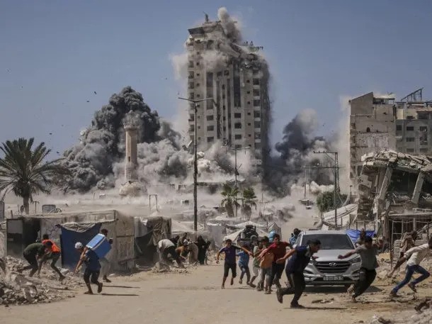 Israel lanzó masivo ataque terrestre sobre Ciudad de Gaza