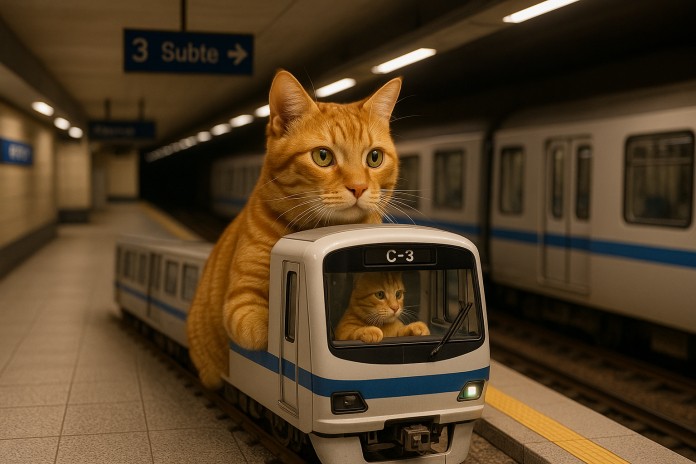 China: ahora los gatitos pueden viajar en Subte