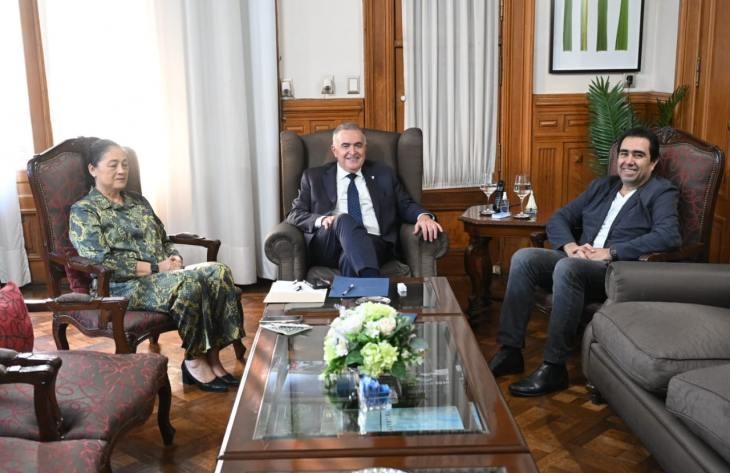 El gobernador Jaldo se reunió, Sergio Mansilla, y la diputada Elia Fernández  evaluaron obras y agenda institucional