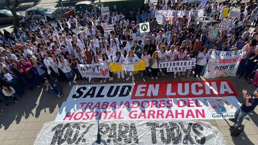 El Hospital Garrahan persiste el paro de 48 horas