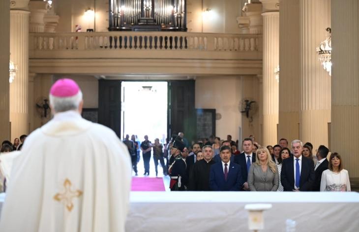 El Vicegobernador y la Intendenta participaron de la Misa de San Miguel Arcángel