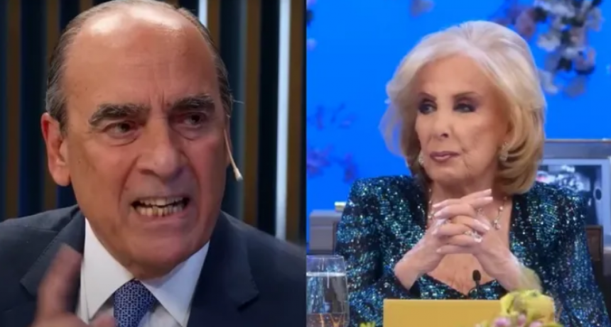 Mirtha Legrand y Guillermo Francos se cruzaron por la situación del país